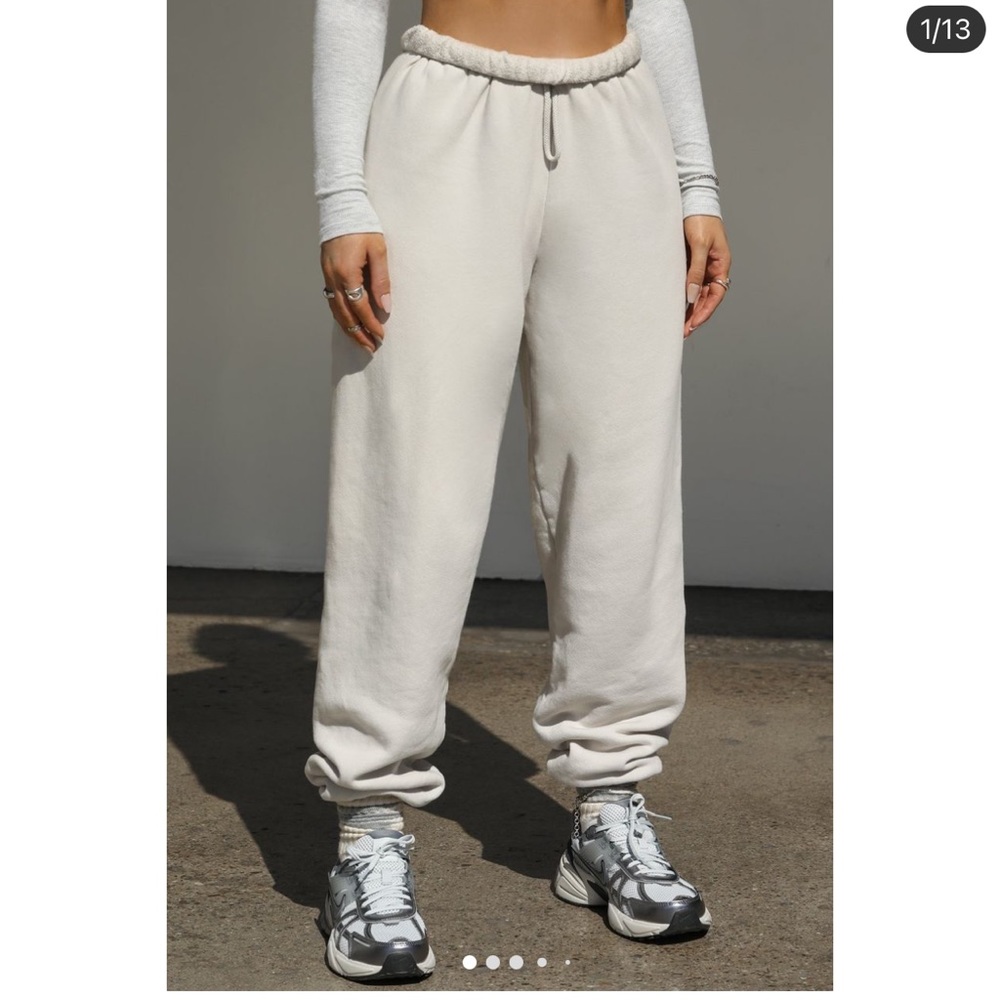 Joah brown oversized jogger Sahara french terry